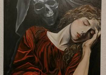 Obraz olejny "memento mori"