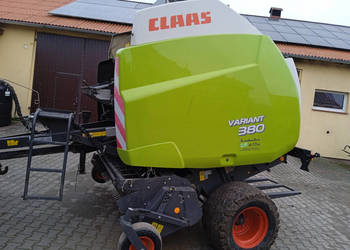 Prasa zwijająca CLAAS Wariant 380 (siatka, sznurek, rotor, centralne smaro…