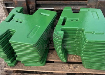 John Deere Obciążnik Walizkowy Balast 50kg Prawy Lewy 1100kg