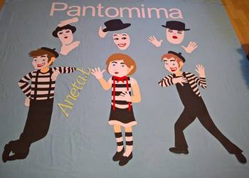 Dekoracje na Dzień Pantomimy z brystolu