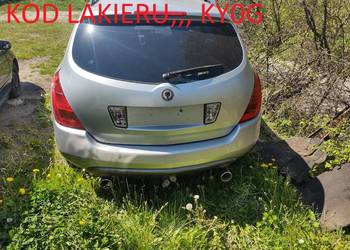 NISSAN MURANO Z50 klapa tył z szybą zderzak KY0G