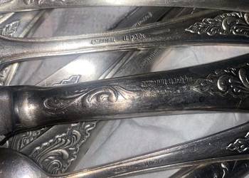 Sprzedam komplet posrebrzany sztućce PRL