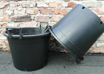 Doniczki 45 litrów z uchwytami GRUBE 45L-uchwyty śr. 48cm