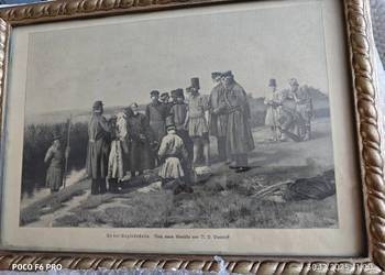 Obraz.litografia.Dimitriew.Ermitraż.jedyny w Polsce.