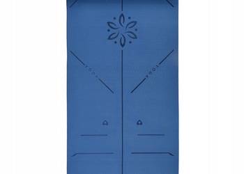 Mata do ćwiczeń YOGATI 183 cm x 61 cm niebieski