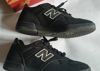 New Balance 600 czarne skóra naturalna zamsz 40