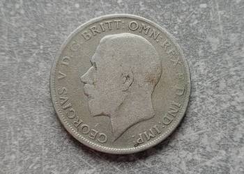 191) ANGLIA srebro - 1 Florin - 1921 r. - Jerzy V