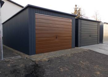 Garaż blaszany 3x5 spadek na tył ,kolor