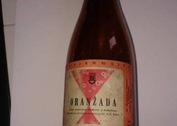 ladna butelka po oranzadzie,