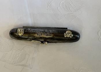 Etui na cygara III Rzesza SS Totenkopf – Zigarrenhaus Fr. Trenkler