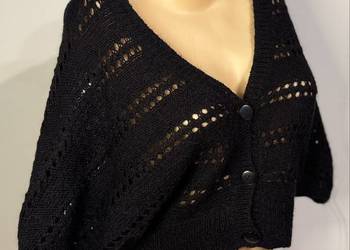 Czarny krótki kardigan H&M