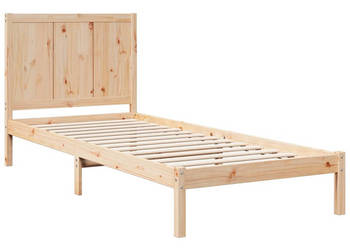 Dłuższe łóżko bez materaca lite drewno 100x220 cm WM-3309255