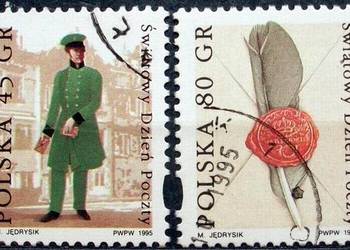 Znaczki polskie rok 1995 3413-3414 z błędem B1