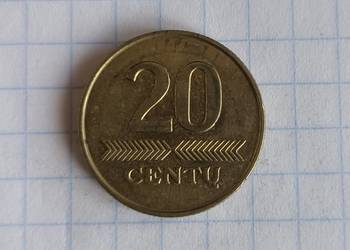 20 CENTÓW ( 20 CENTU ) 2009 ROK - LITWA