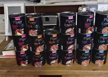 mokra karma piper dolnia noteci 800g dla psa,17 sztuk, rózne smaki