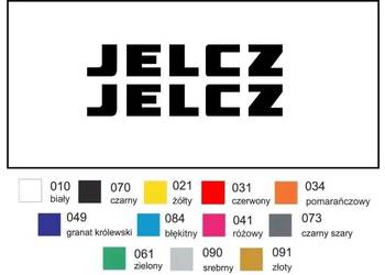 Naklejka wlepka JELCZ 49 cm - 2 szt Zamiennik