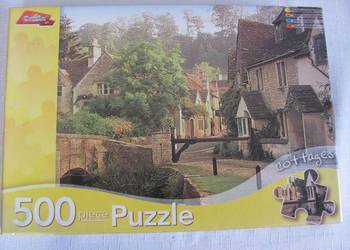 Puzzle Grafix art 500 elementów Cottages - Wieś