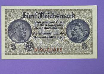 5 Reichsmark. Niemiecka III Rzesza.