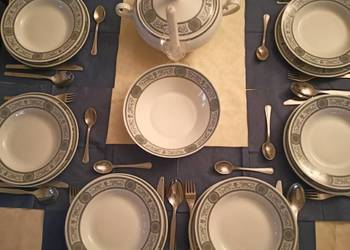 Komplet do obiadu na 6 os. duża misa i waza SELTMANN BAVARIA