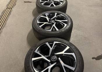 Oryginalne alufelgi Toyota chr 18 + opony zimowe