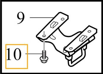VOLVO C40 XC40 sruba rygla maski 30622993