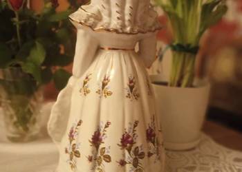 Duża Sygnowana porcelanowa figurka Chodzież UNIKAT 33cm!!!!!