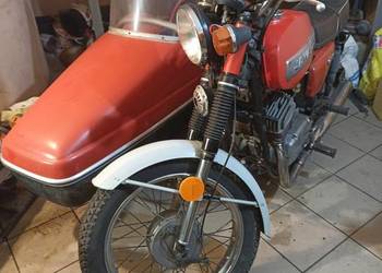 Jawa 350 z wózkiem Velorex gotowa do jazdy