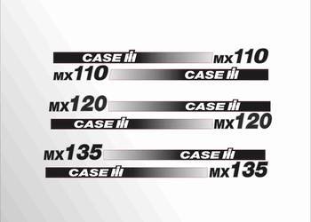 Naklejki Case MX 110 120 135 - Bardzo mocne