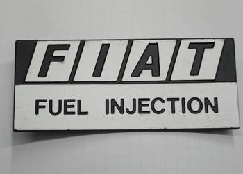 Fiat Fuel Injection, Znaczek, Emblemat, Metalowy