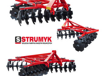 1.6 m 2x7 Brona talerzowa STRUMYK alfa Talerzówka Transport