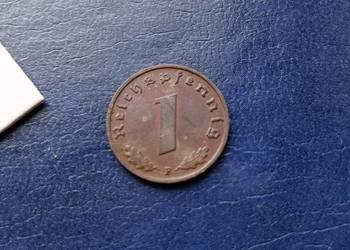 Stare monety 1 fenig 1940 F Niemcy