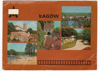 ŁAGÓW WIELOWIDOKOWA DUŻA POCZTÓWKA