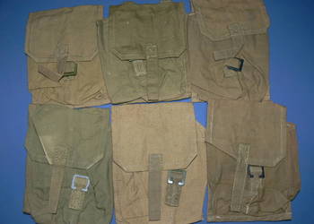 Polska wojskowa torba na granaty z okresu PRL