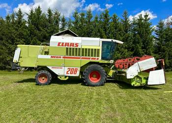 Claas Mega 208 + stół do rzepaku