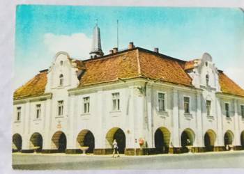 Pocztówka Jarocin - ratusz, XVIII / XIX w. RUCH, 1971 r.