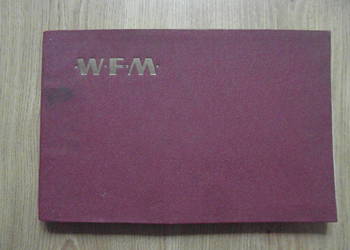 WFM 125 katalog czesci wfm M06 katalog oryginał instrukcja książka