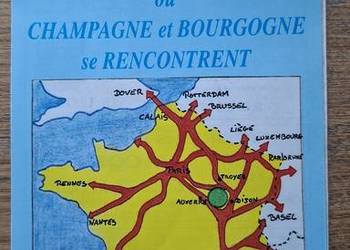 Francja Champagne et Bourgogne se Rencontrent mapa turystyczna