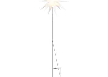 vidaXL Ozdoba świetlna LED na kołku, składana, biała, 57 cm（SKU:356191）