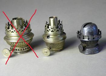 Mosiężny brenner palnik do lampy naftowej brenery