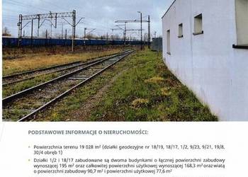 Sprzedam bocznicę kolejową wraz z gruntem