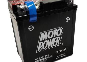 Akumulator motocyklowy 12V 6Ah MotoPower CBTX7L-BS YTX7L-BS