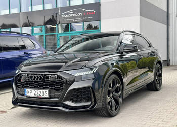 Audi RS Q8 600KM. Specyfikacja 852 000 zł. Gwarancja 10.2027. FV23%.
