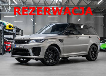 Land Rover Range Rover Sport SVR 5.0 V8 575 KM. Lakier SVO. Bezwypadkowy. …