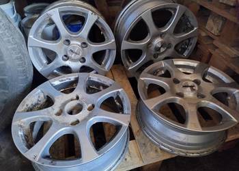 4x Felga 4x108  5.5J x 14 cali  ET38 Ford Fiesta  AluTec KBA47722 czujniki