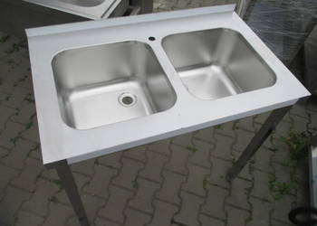 Zlew Gastronomiczny 2 Komorowy 100/60/85 NOWY