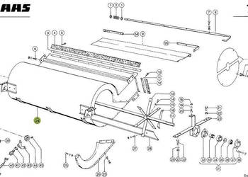 Claas Dominator - obudowa dmuchawy 0006050481