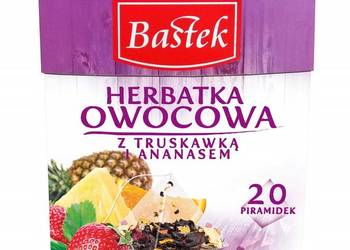 Herbata owocowa Bastek 20 t  truskawka i ananas oraz malina i poziomka