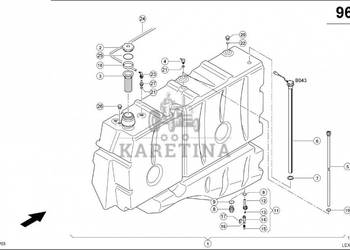Claas Lexion 600 ZBIORNIK ZAPASU 0000165963 (Zbiornik paliwa)