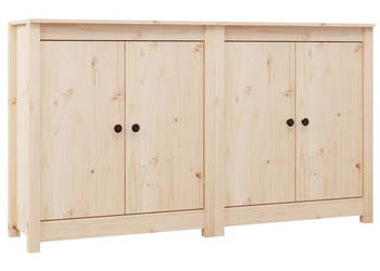 Szafki 2 szt. 70x35x80 cm lite drewno sosnowe WM-3114064