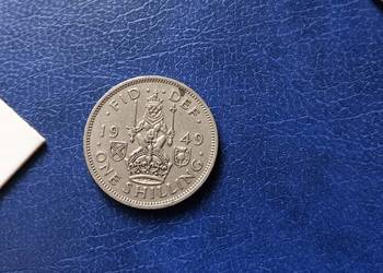 Stare monety 1 szyling 1949 Wielka Brytania
